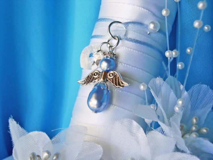 Blue Bouquet Charm